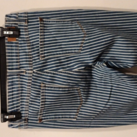 Judy Blue Stripe Super Flare High Waist Ruby Ya Ya Shirley Jeans 5/27-Boho - Picture 6 of 9